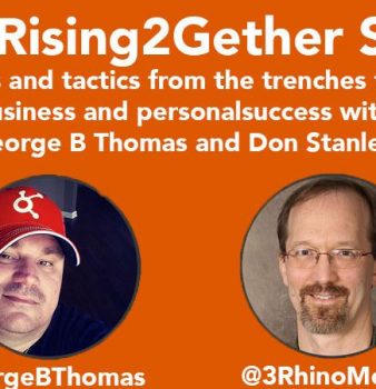 The #uwLSC432 crew hosts my #Rising2Gether partner @GeorgeBThomas